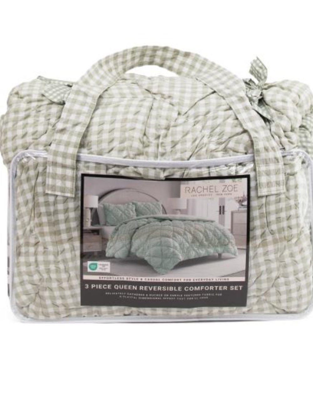 Rachel Zoe Gingham Comforter Set